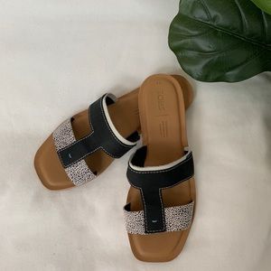 Tom’s sandals , worn once super cute and comfy.